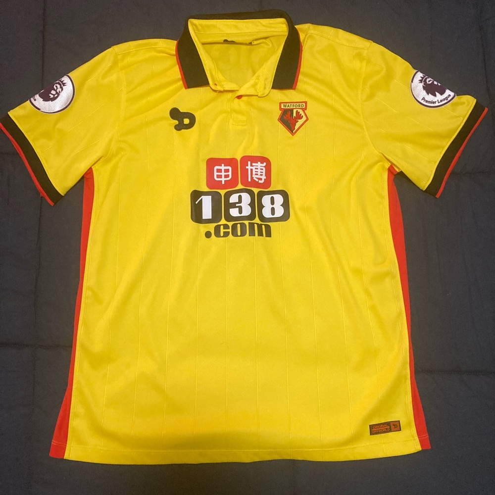 Watford FC Large "Guedioura #17" 2016/17 Home Kit